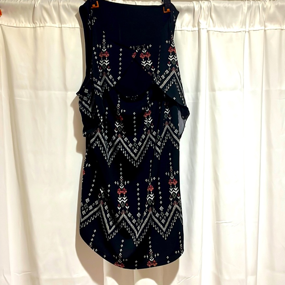 Blouse Black & Red